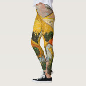 Landschap met House en Ploughma Vincent van Gogh Leggings (Links)