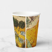 Landschap met House en Ploughma Vincent van Gogh Papieren Bekers (Rechts)