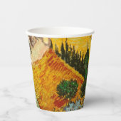 Landschap met House en Ploughma Vincent van Gogh Papieren Bekers (Voorkant)