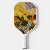 Landschap met House en Ploughma Vincent van Gogh Pickleball Paddle (Achterkant)