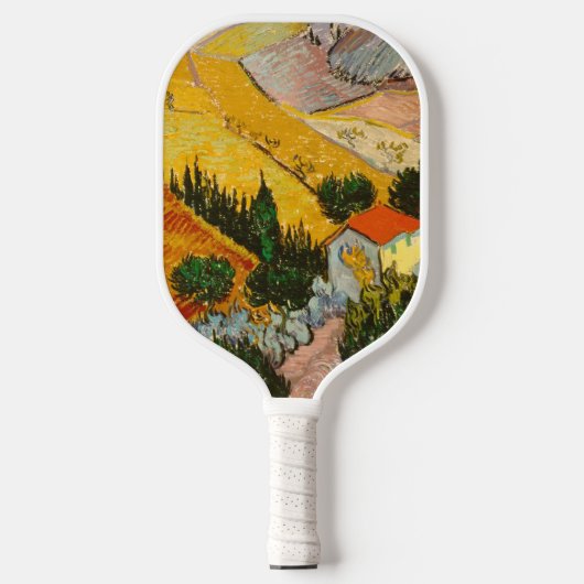 Landschap met House en Ploughma Vincent van Gogh Pickleball Paddle (Voorkant)