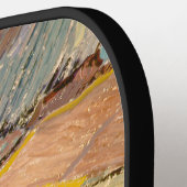 Landschap met House en Ploughma Vincent van Gogh Pickleball Paddle (Links Detail)