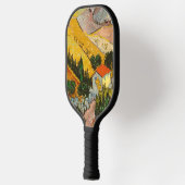 Landschap met House en Ploughma Vincent van Gogh Pickleball Paddle (Links)