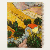 Landschap met House en Ploughma Vincent van Gogh Planner (Achterkant)