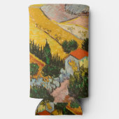 Landschap met House en Ploughma Vincent van Gogh Seltzer Blikjeskoeler (Achterkant)