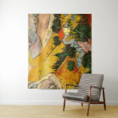 Landschap met House en Ploughma Vincent van Gogh Wandkleed (In situ)