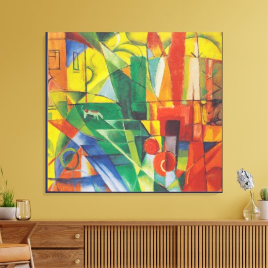  landschap met huishond en vee canvas afdruk (Insitu (Woonkamer))