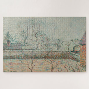 Landschap met huizen en omheiningsmuur, vorst en m legpuzzel