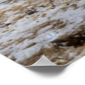 Landschap met IJslandse paarden Poster (Hoek)