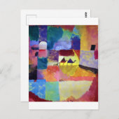 Landschap met kamelen, Paul Klee Briefkaart (Voorkant / Achterkant)