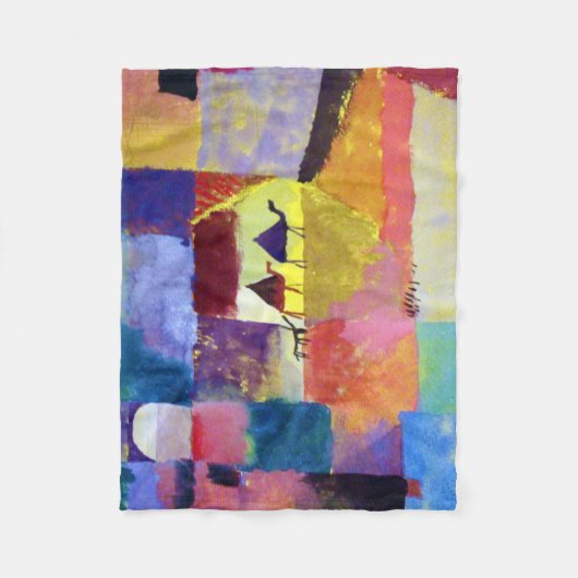 Landschap met kamelen, Paul Klee Fleece Deken (Voorkant)