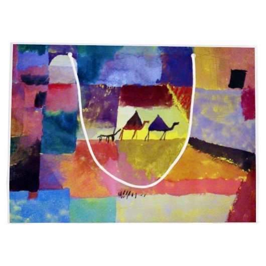 Landschap met kamelen, Paul Klee Groot Cadeauzakje (Achterkant)
