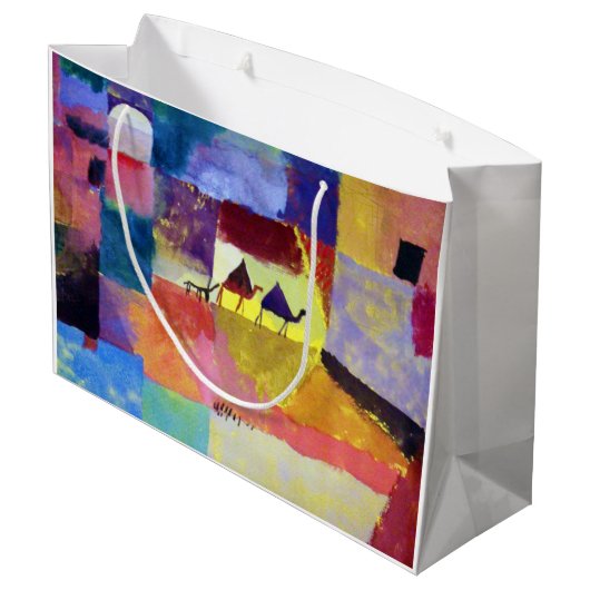 Landschap met kamelen, Paul Klee Groot Cadeauzakje (Achterkant Gekanteld)