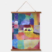 Landschap met kamelen, Paul Klee Hangend Wandkleed (Voorkant)
