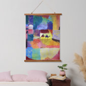 Landschap met kamelen, Paul Klee Hangend Wandkleed (Slaapkamer)