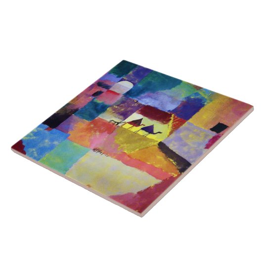 Landschap met kamelen, Paul Klee Tegeltje (Zijkant)