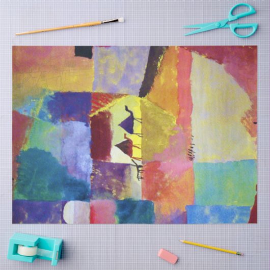 Landschap met kamelen, Paul Klee Tissuepapier (Craft)