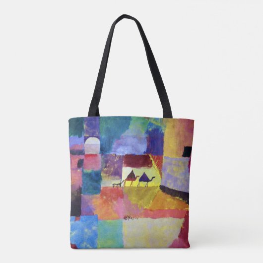 Landschap met kamelen, Paul Klee Tote Bag (Achterkant)