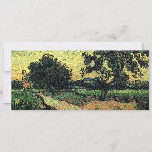 Landschap met Kasteel van Auvers door Vincent van (Voorkant)