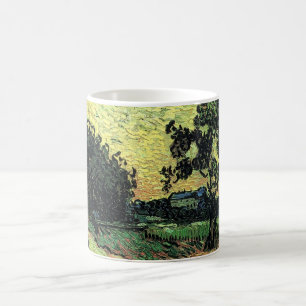 Landschap met Kasteel van Auvers door Vincent van Koffiemok