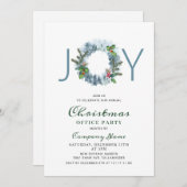 Landschap met kerstfeestdag kaart (Voorkant / Achterkant)