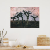 Landschap met knotwilgen Vincent van Gogh Poster (Keuken)