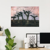 Landschap met knotwilgen Vincent van Gogh Poster (Thuiskantoor)