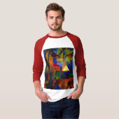 Landschap met Koeien, 1914 door August Macke T-shirt (Voorkant volledig)
