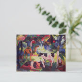 Landschap met Koeien en een kameel Briefkaart (Staand voorkant)