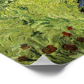 Landschap met koets en trein poster (Hoek)