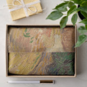 Landschap met konijnen van Vincent van Gogh Tissuepapier (Geschenk)