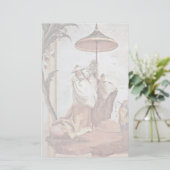 Landschap met Mandarijnenboom Briefpapier (Staand voorkant)