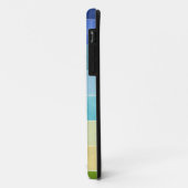 Landschap met meerkleurige gepixelde vierkanten Case-Mate iPhone case (Achterkant/links)