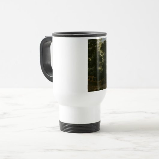 Landschap met Merchants - Claude Lorrain Reisbeker (Voorkant links)