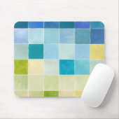 Landschap met multigekleurde vierkantjes muismat (Met muis)