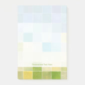 Landschap met multigekleurde vierkantjes post-it® notes (Voorkant)