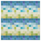 Landschap met multigekleurde vierkantjes stof (Swatch)