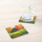 Landschap met Natuur Achtergrond-46556 Kartonnen Onderzetters (Insitu)