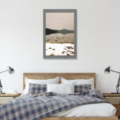 LANDSCHAP MET NEUTRALE WINTERTINTEN CANVAS AFDRUK (Insitu (Slaapkamer))