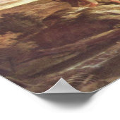 Landschap met Noah's aanbod Poster (Hoek)