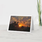 Landschap met ochtendzon kaart (Voorkant)