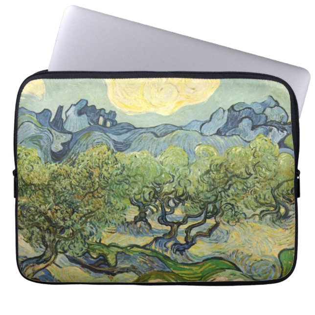 Landschap met Olive Vincent Willem van Gogh Laptop Sleeve (Voorkant)