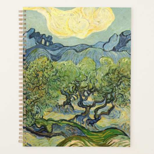 Landschap met Olive Vincent Willem van Gogh Planner (Voorkant)
