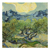 Landschap met Olive Vincent Willem van Gogh Post Perfect Poster (Voorkant)