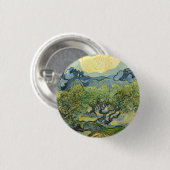 Landschap met Olive Vincent Willem van Gogh Ronde Button 3,2 Cm (Voorkant /achterkant)