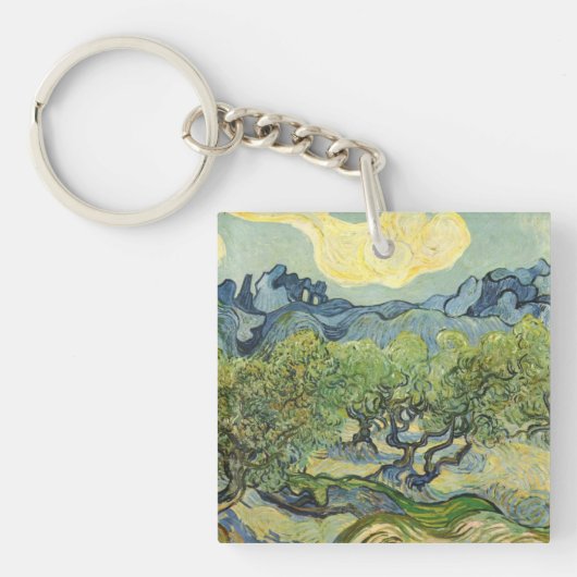 Landschap met Olive Vincent Willem van Gogh Sleutelhanger (voorkant)