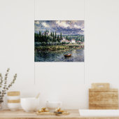 Landschap met onweer poster (Keuken)