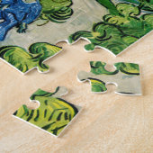 Landschap met paar wandelaars van Vincent van Gogh Legpuzzel (Zijkant)