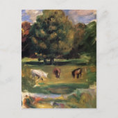Landschap met paarden door Pierre-Auguste Renoir Briefkaart (Voorkant)