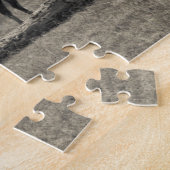 Landschap met paarden legpuzzel (Zijkant)